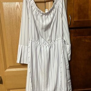 Urban Heritage Black and White Striped Dress